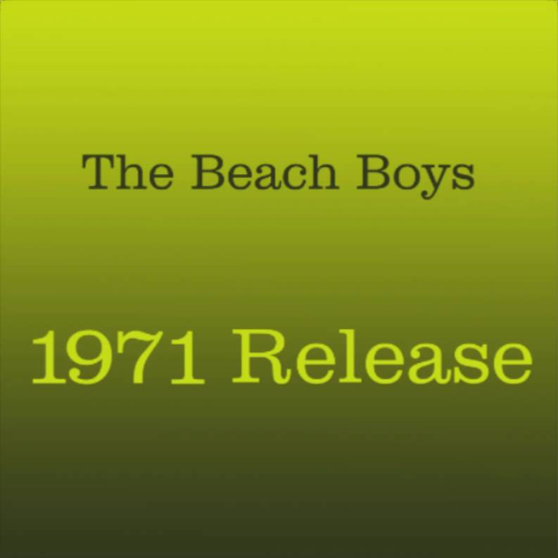 1971 Release cover